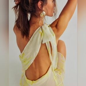 NWT | bec + bridge At Free People Colmar Asymmetric Mini Dress | Size 2 | Yellow